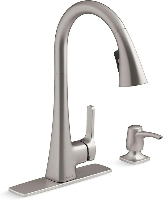 R22867-SD-VS Maxton Pulldown Kitchen Faucet in Vibrant Stainless