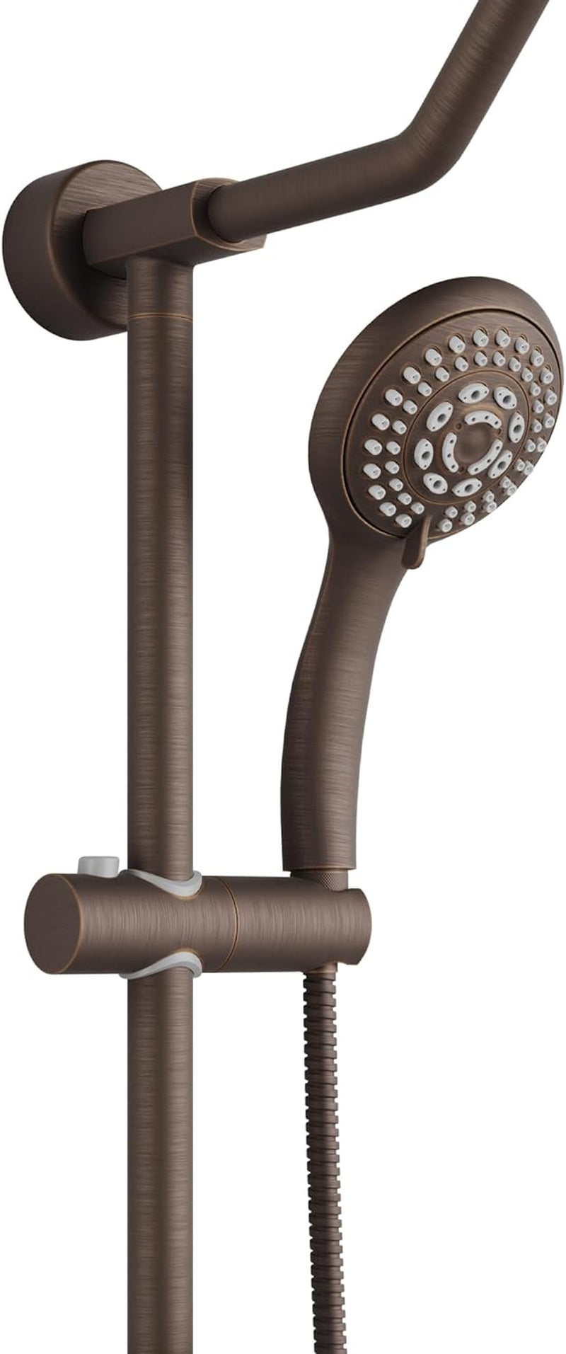 1011-Lll-Orb Kauai III Shower System, with 8" Rain Showerhead, 5-Function Hand Shower, Adjustable Slide Bar and Soap Dish, Oil-Rubbed Bronze