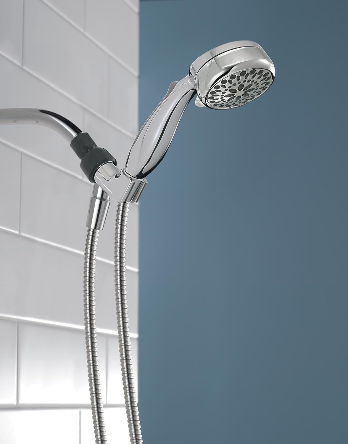 7-Spray Touch-Clean Hand Held Shower Head with Hose, Chrome, 75700