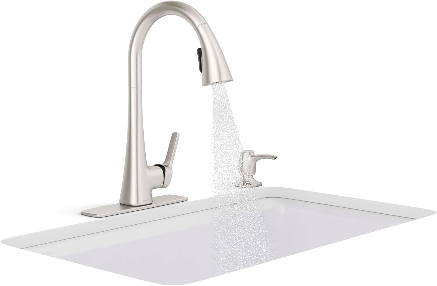 R22867-SD-VS Maxton Pulldown Kitchen Faucet in Vibrant Stainless